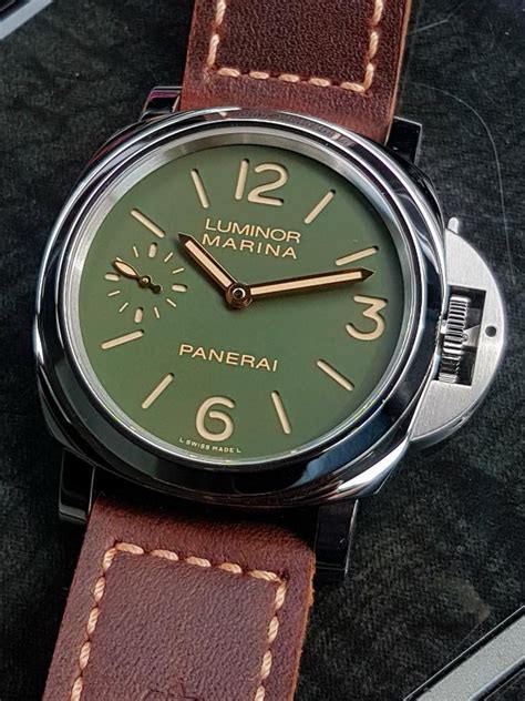 panerai luminor marina green|luminor marina panerai watch price.